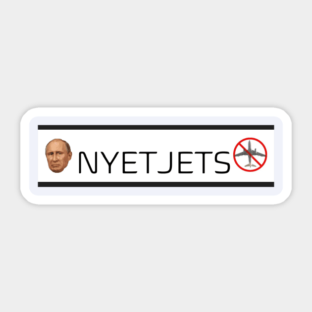 NyetJets Sticker by Fun Raiser